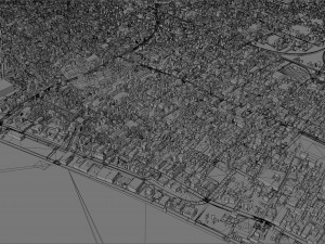 Kochi city Kerala India 40km 3Dモデル