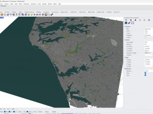 Kollam city Kerala India 30km 3D Model