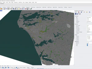 Kollam city Kerala India 30km 3D Model