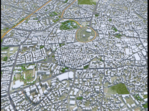 Konya city Turkey 30km 3D Model