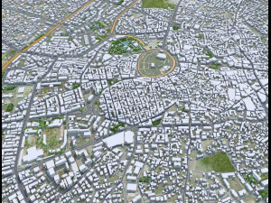 Konya city Turkey 30km 3D Model