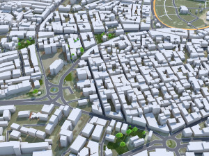 Konya city Turkey 30km 3D Model