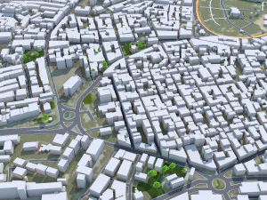 Konya city Turkey 30km 3D Model