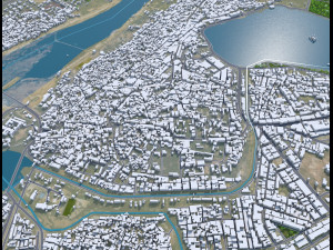 Kota city Rajasthan India 20km Modelo 3D