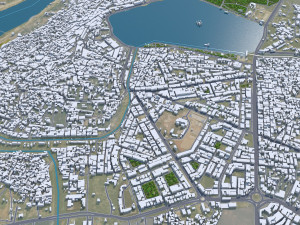 Kota city Rajasthan India 20km Modelo 3D