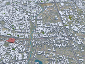 Kota city Rajasthan India 20km Modelo 3D