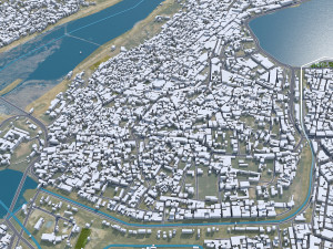 Kota city Rajasthan India 20km Modelo 3D