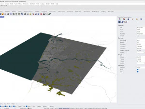 Kozhikode city Kerala India 35km 3D Model