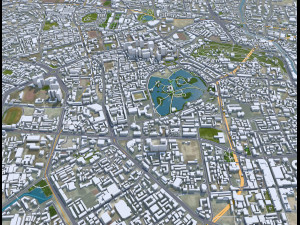 Kunming city Yunnan China 110km 3D मॉडल