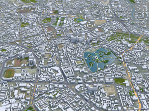 Kunming city Yunnan China 110km 3D मॉडल