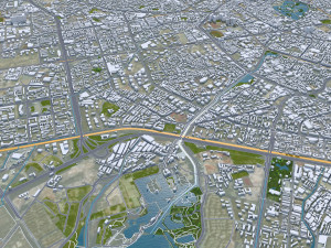 Kunming city Yunnan China 110km 3D मॉडल