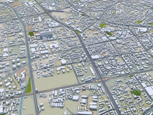 Kunming city Yunnan China 110km 3D मॉडल