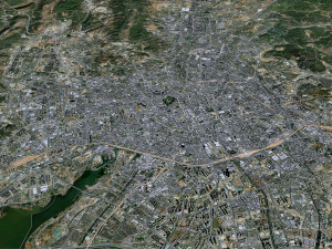 Kunming city Yunnan China 110km 3D मॉडल