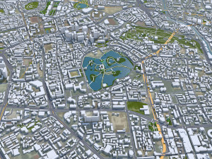 Kunming city Yunnan China 110km 3D मॉडल