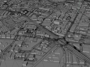 La Laguna city Spain 15km 3D 모델