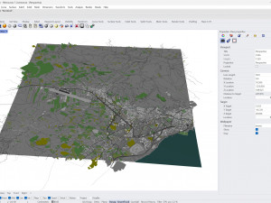La Laguna city Spain 15km 3D 모델