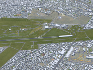La Paz city Bolivia 35km 3D मॉडल