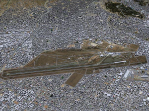 La Paz city Bolivia 35km 3D Model