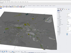 La Paz city Bolivia 35km 3D Model