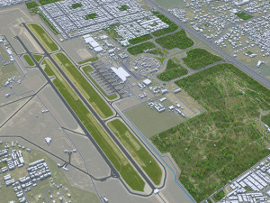 Lahore city Pakistan 50km Model 3D