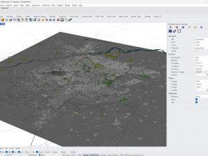 Lahore city Pakistan 50km Model 3D