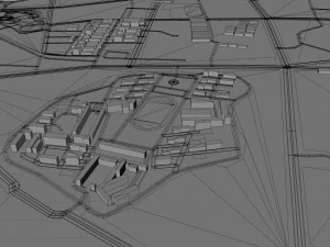 Cidade de Leiyang Hengyang Hunan China 18 km Modelo 3D