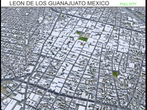 Le&oacute;n de los Aldama cidade Guanajuato M&eacute;xico 35km Modelo 3D