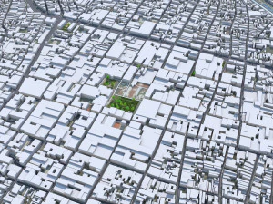 Leon de los Aldama city Guanajuato Mexico 35km 3D Model