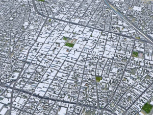 Leon de los Aldama city Guanajuato Mexico 35km 3D Model