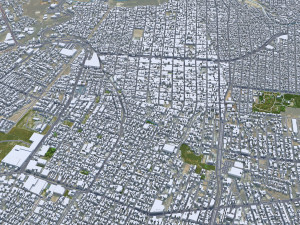 Leon de los Aldama city Guanajuato Mexico 35km 3D 模型