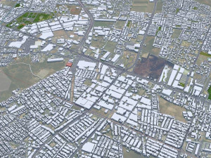 Leon de los Aldama city Guanajuato Mexico 35km 3D Model