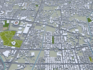 Leon de los Aldama city Guanajuato Mexico 35km 3D 模型