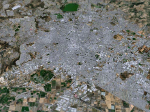 Leon de los Aldama city Guanajuato Mexico 35km 3D Model