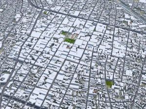 Leon de los Aldama city Guanajuato Mexico 35km 3D Model