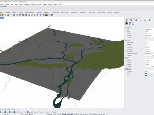 Leshan city Sichuan China 40km 3D Model