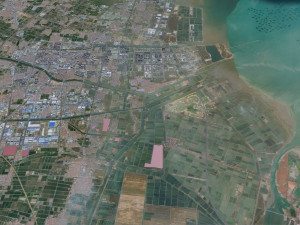 Lianyungang city Jiangsu China 130km 3D Model