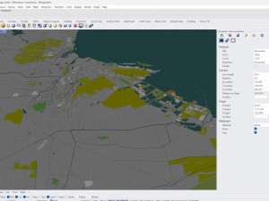Lianyungang city Jiangsu China 130km 3D Model