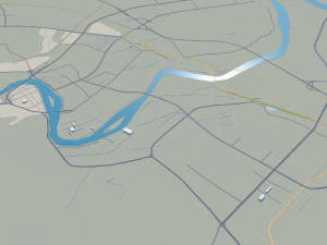 Kota Liling Zhuzhou Hunan Cina 15km Model 3D