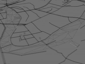 Kota Liling Zhuzhou Hunan Cina 15km Model 3D