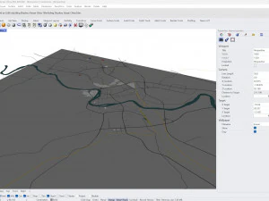 Kota Liling Zhuzhou Hunan Cina 15km Model 3D
