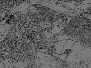 Lilongwe city Malawi 20km 3D Model