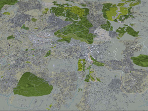 Limbe city Blantyre Malawi 25km 3D 모델