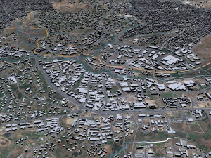 Limbe city Blantyre Malawi 25km 3D 모델