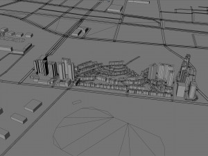 Liupanshui city Guizhou China 30km Modelo 3D