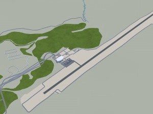 Liupanshui city Guizhou China 30km Modelo 3D