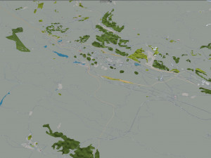 Liupanshui city Guizhou China 30km Modelo 3D