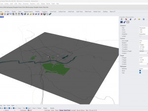 Liuyang city Changsha Hunan China 20km Modelo 3D