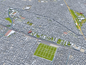 Luanda city Angola 45km 3D 模型