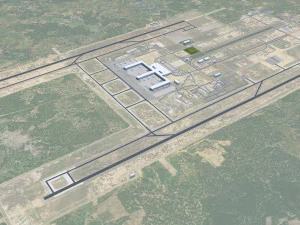 Luanda city Angola 45km 3D Model