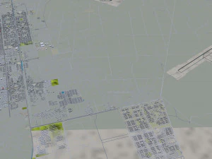 Luanda city Angola 45km 3D Model